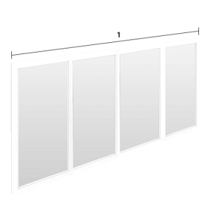 Остекение окнами ПВХ стандарная комплектация